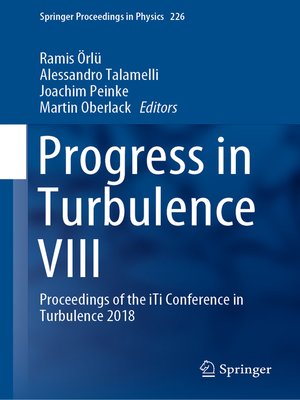 cover image of Progress in Turbulence VIII